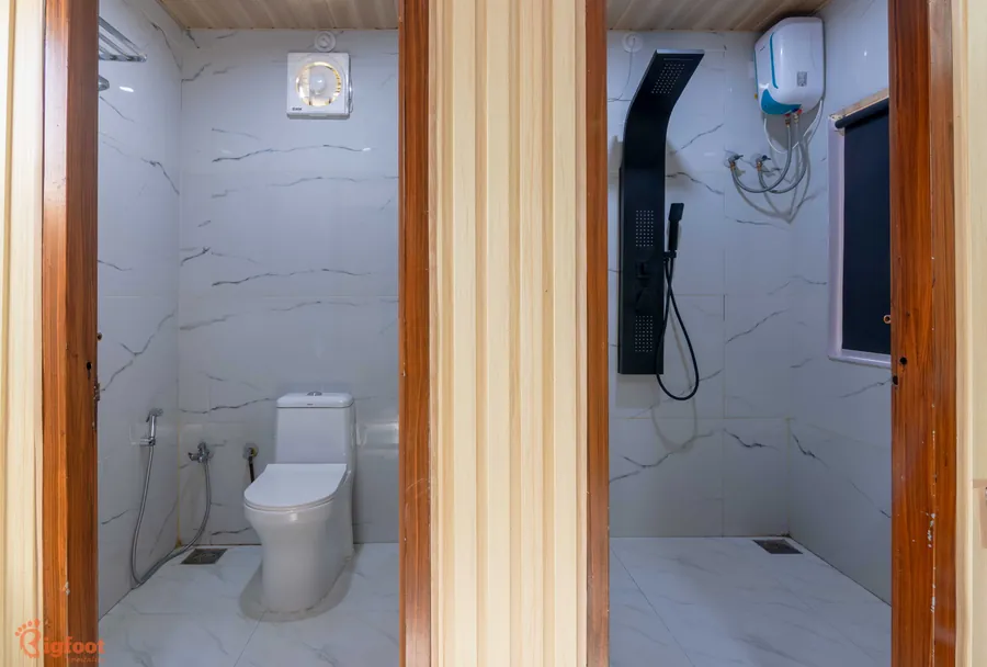 Modern en-suite bathroom with premium fittings