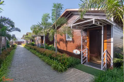 Azure Resort cottage exterior near Pawna Lake