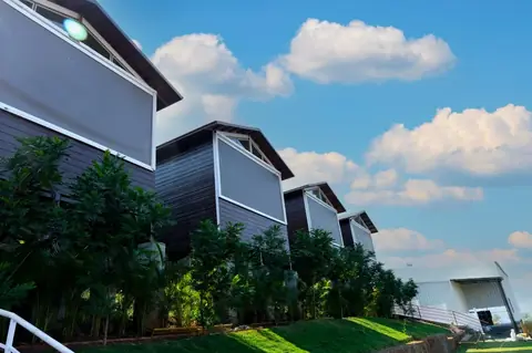 Cottages under open skies